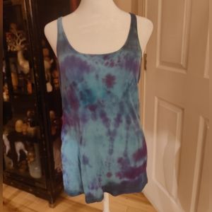 Old Navy Hand Tie Dyed Upcycled Tank Top